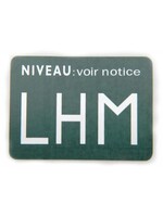Autocollant total LHM carrée sur reservoir
