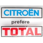 Adhesivo "citroën prefere total" cuadrado