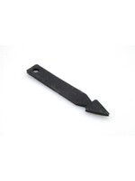 Collier caoutchouc fixation cablerie 77 x 12mm