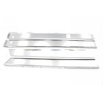 Chapas de caja Inox SM - 4 piezas