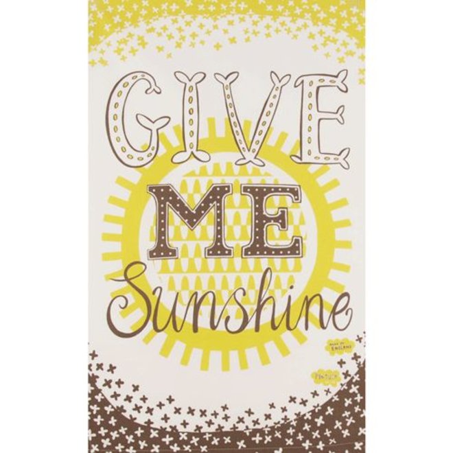 Theedoek 'Give me sunshine'