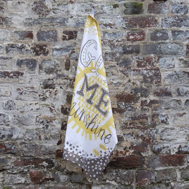 Tea towel 'Give me sunshine'