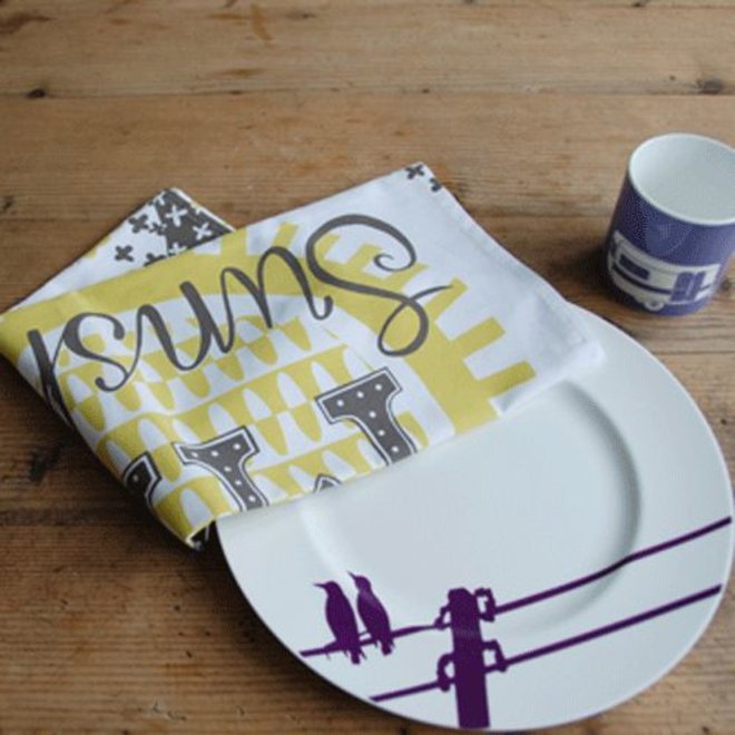 Tea towel 'Give me sunshine'