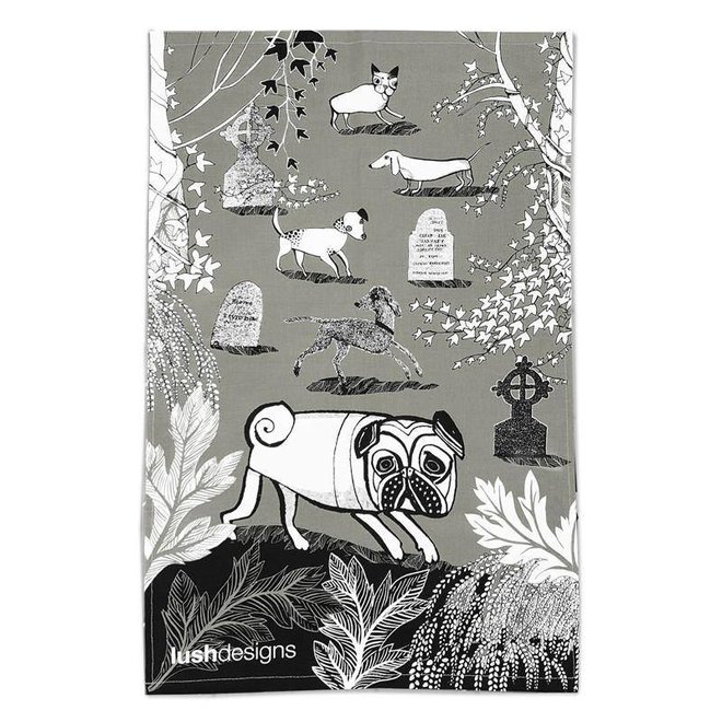 Dogs Tea Towel