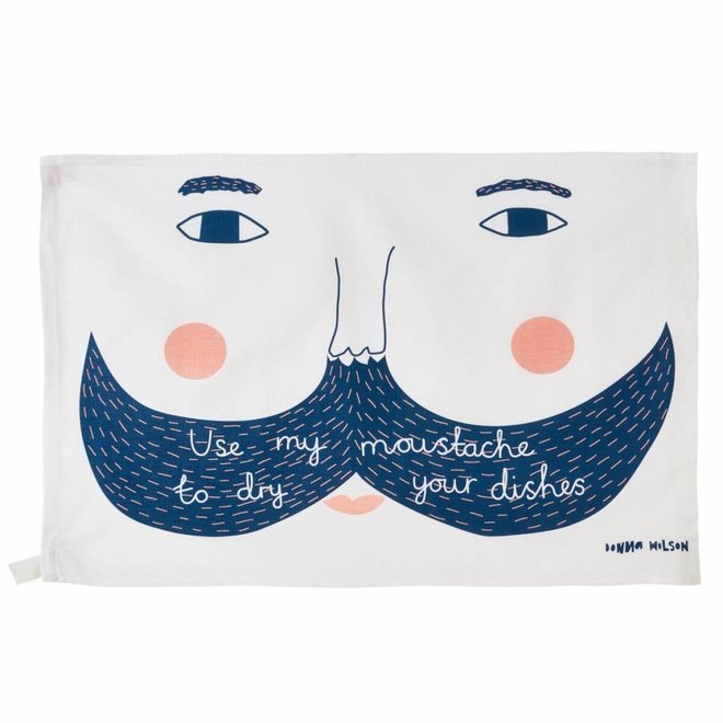 Use my moustache Tea Towel