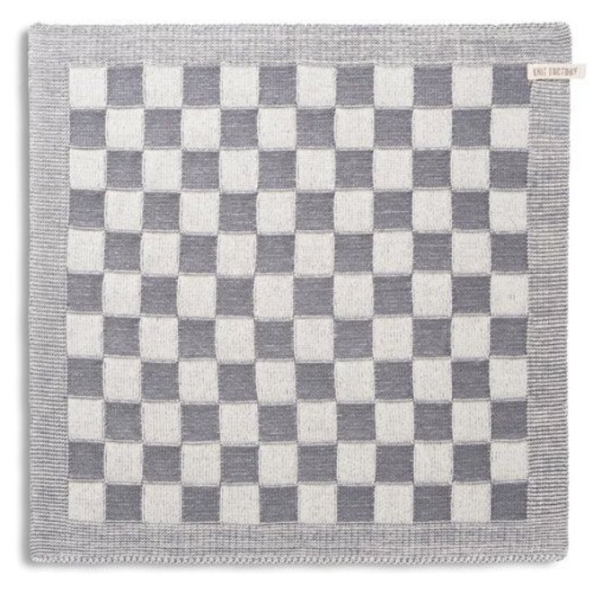 Knitted Towel block grey