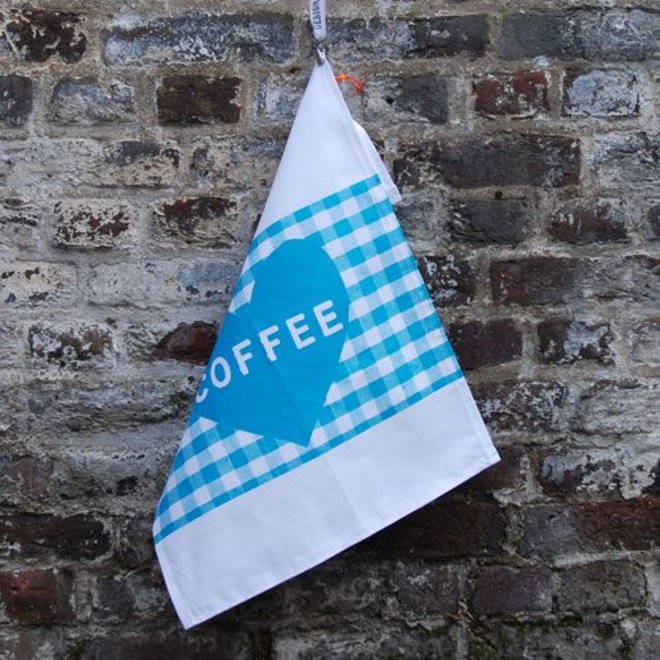 Coffee heart Tea Towel