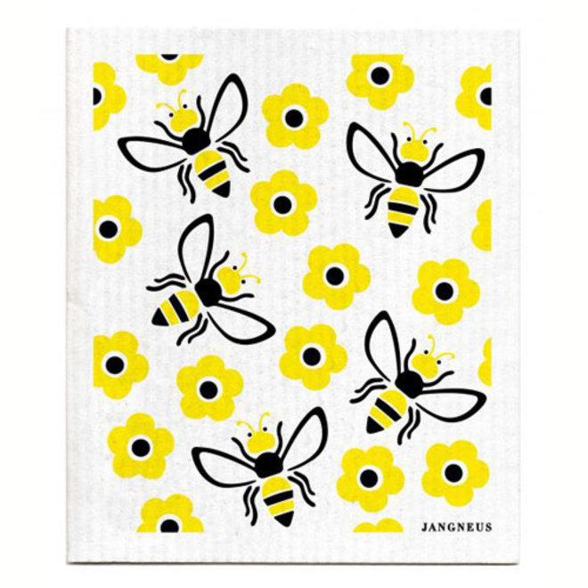 Vaatdoek Black-Yellow Bees