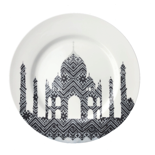 Plate Taj Mahal