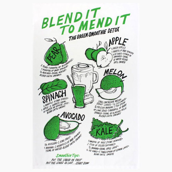 Blend it Tea towel Henry Makin