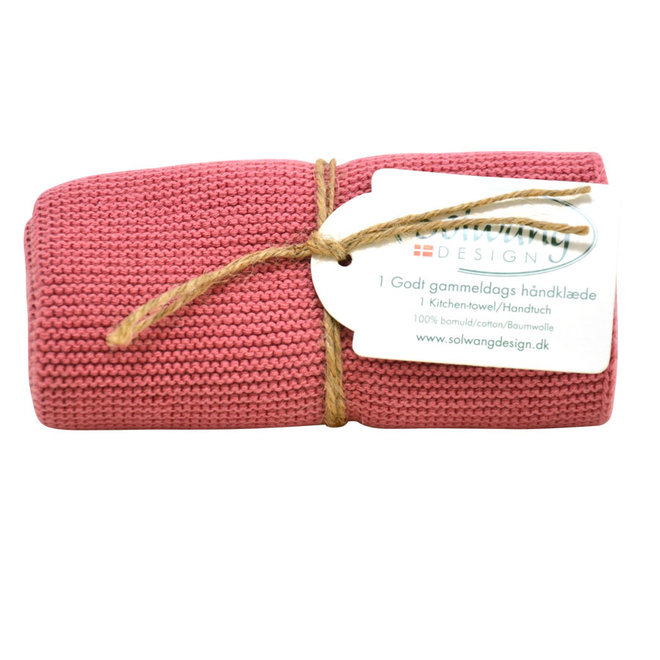 Knitted towel  Antique Rose (H104)