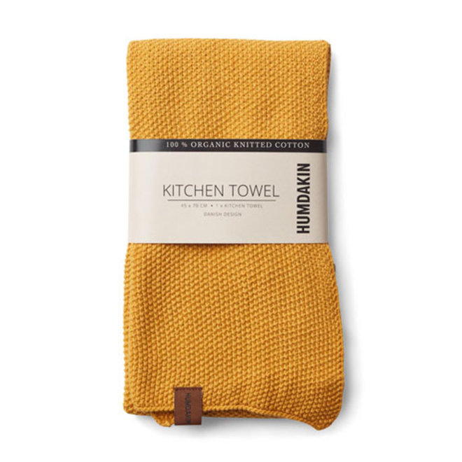 Gebreide handdoek Yellow Fall