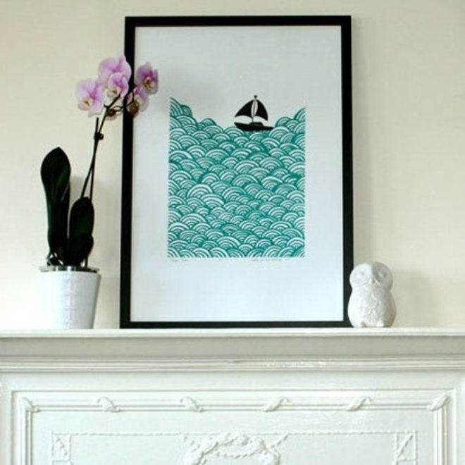 GiclÃ©e print * Bigger boat