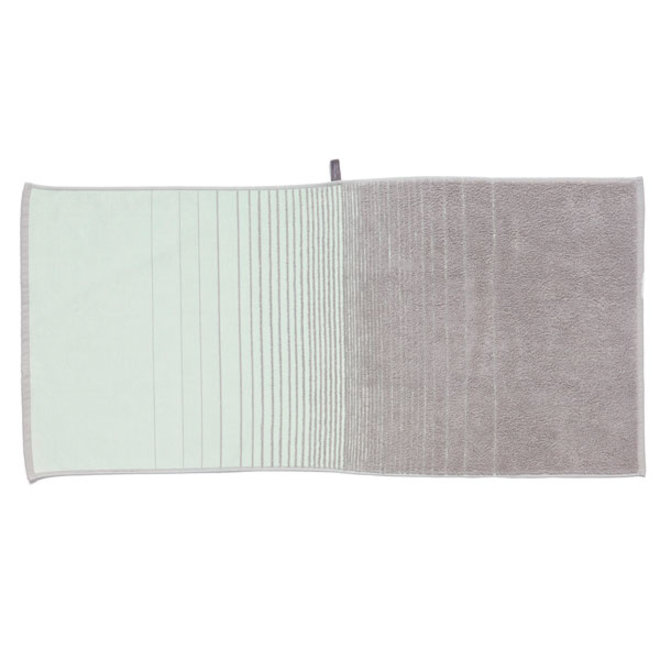 Two Towel Green Grey