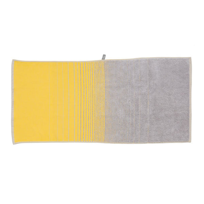 Two Towel Yellow Grey