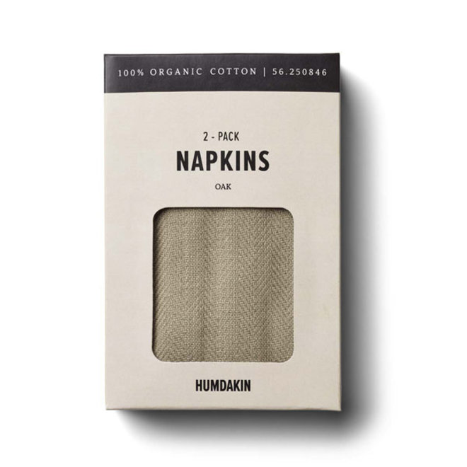 Napkins 2 Pack Oak