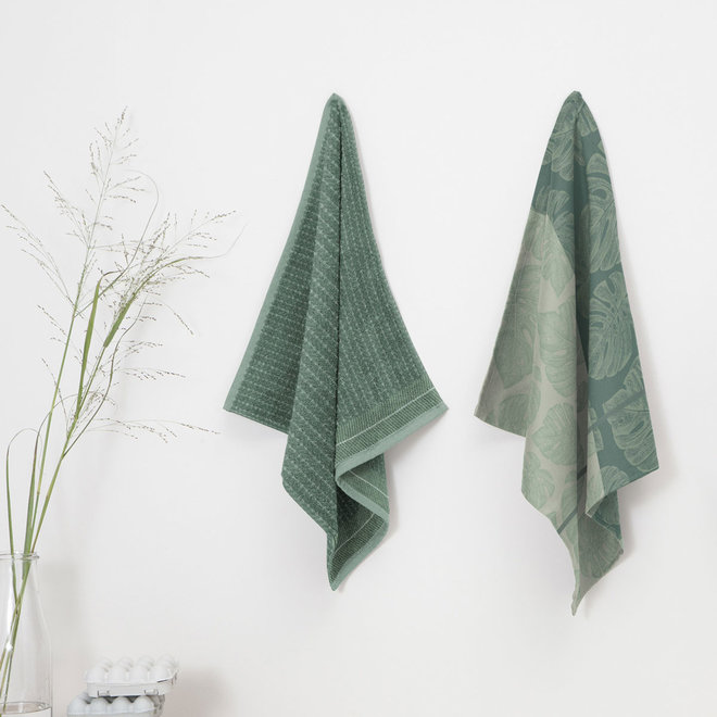 Tea Towel Monstera Laurel