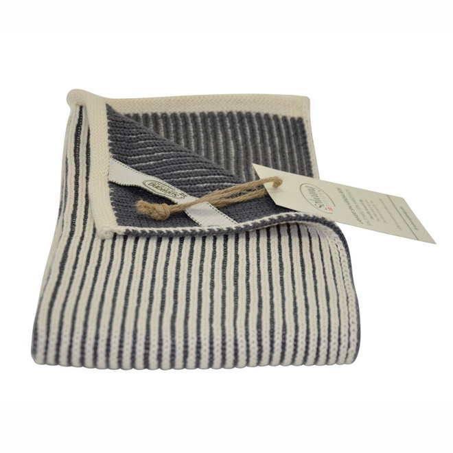 Knitted towel Ribrib Nature Grey RIH0293