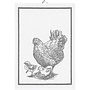 Tea towel Höna