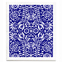 Dishcloth Scandi bloom blue