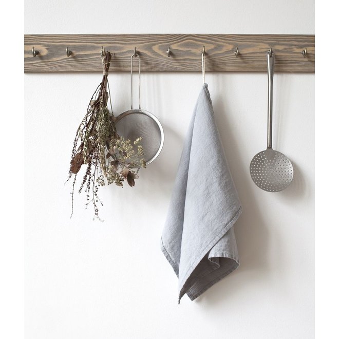 Linen tea towel Light grey