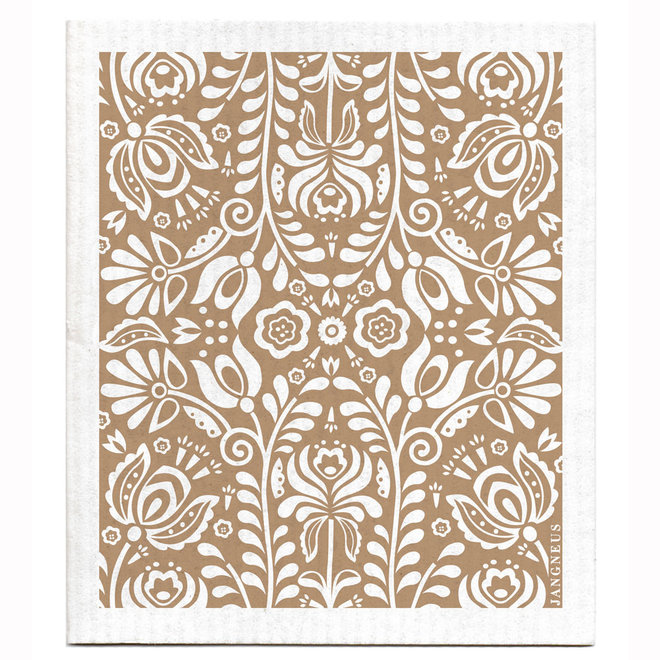 Vaatdoek Scandi Bloom Sand
