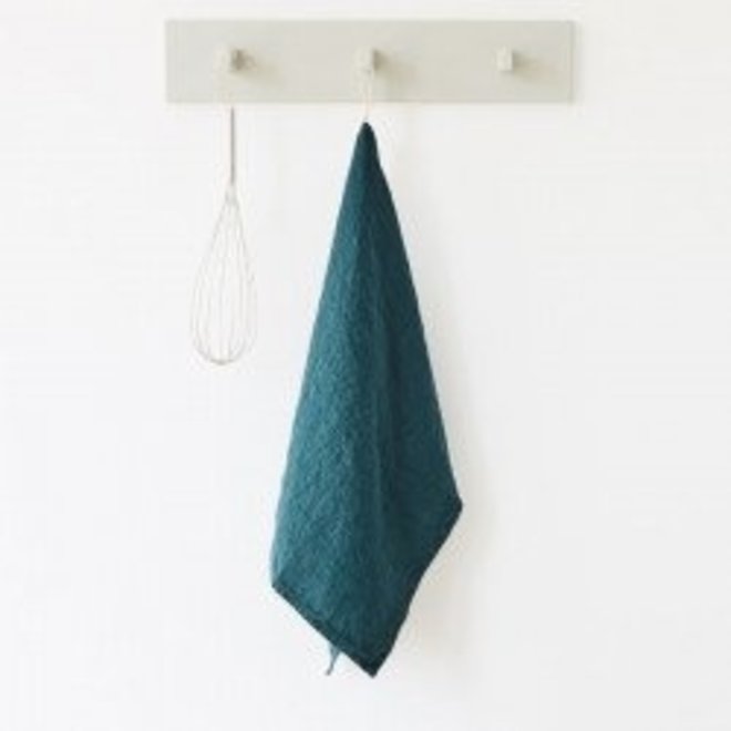 Linen tea towel Deep Water