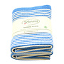 Set knitted dishcloths Blue (0248)