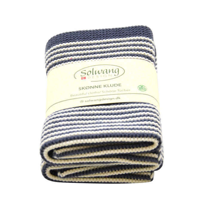 Set knitted dishcloths Stormy grey (02123)