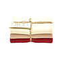 Set gebreide vaatdoeken Nature/Nougat/Deep Red (02-82-78)