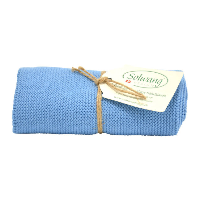 Knitted towel Light Dusty Blue (H20)