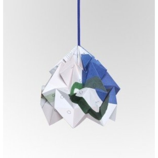 Moth origami lamp