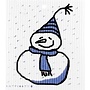 Dishcloth Snowman