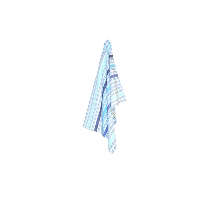 Tea towel Multi Aqua/Blue