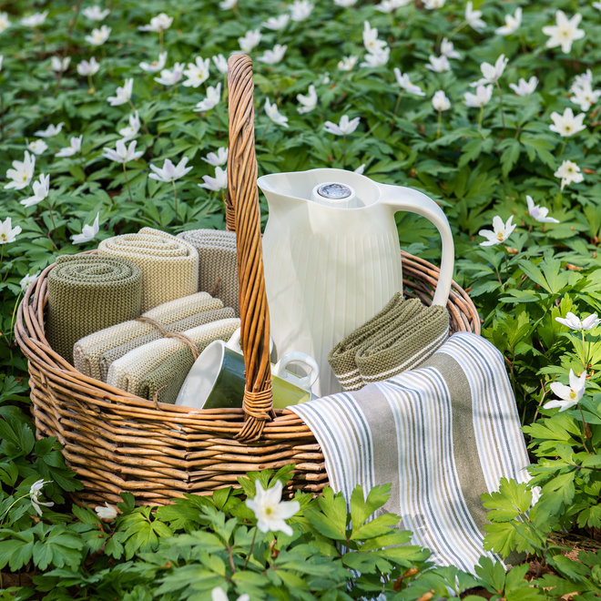 Knitted towel Light Olive (H03)