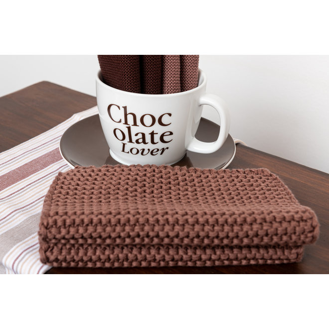 Tea towel Multi brown