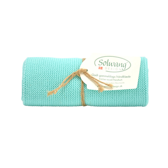 Knitted towel Light Bright Aqua (H30)