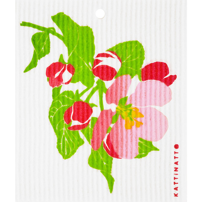 Dishcloth Wild Roses - Copy