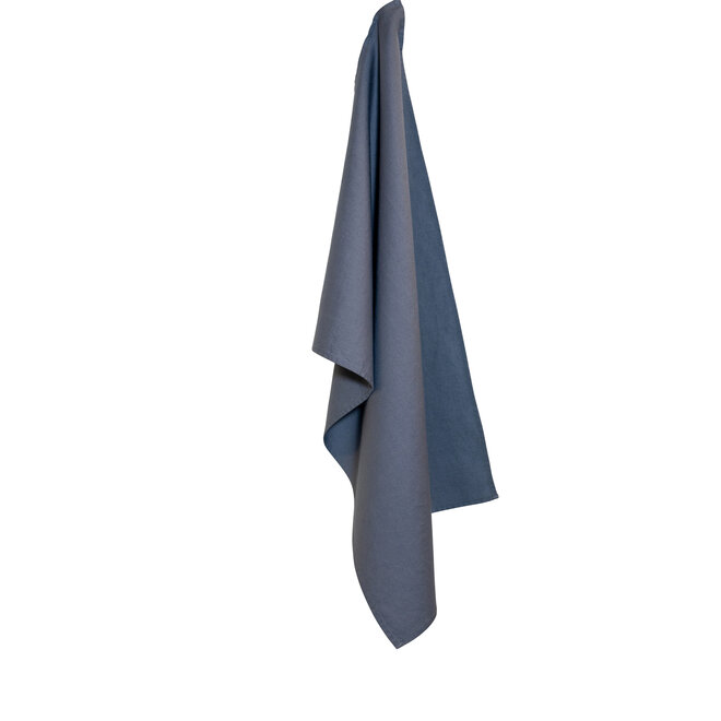 Linen tea towel Dark Stormy Grey (HV123) - Copy