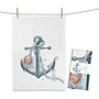 Tea towel Ancher with crab