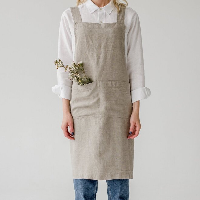 Linen Apron Natural