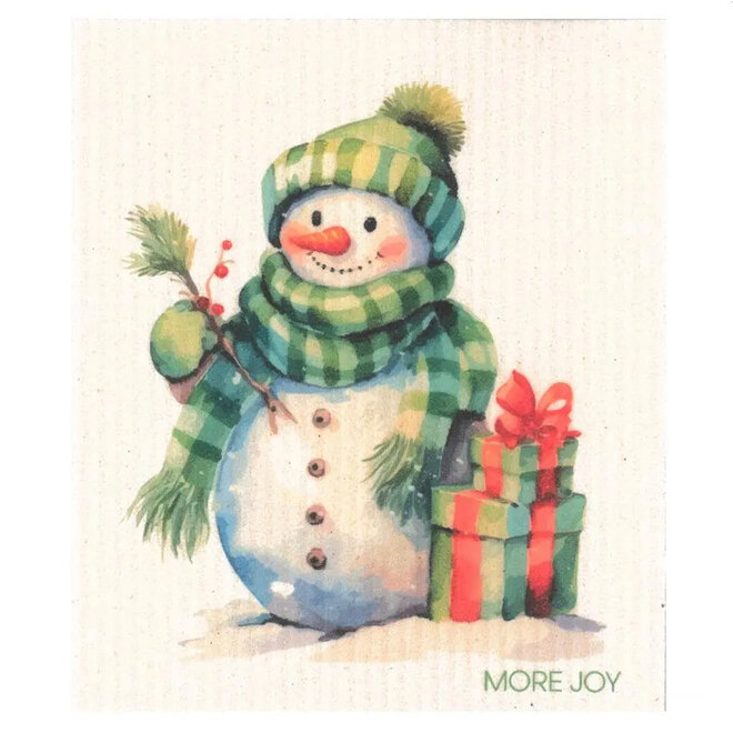 Dishcloth Snowman