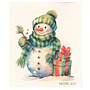 Dishcloth Snowman