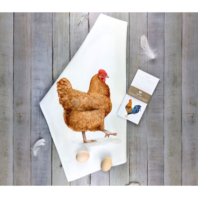 Tea towel Catwalk Chicken
