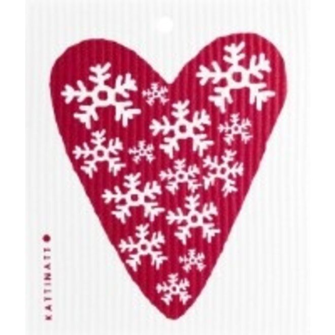 Vaatdoek Red Heart Snowflakes