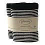 Set knitted dishcloths Nature/Black Stripes (0299)