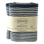 Set gebreide vaatdoeken Nature/Dark Rustic Blue (02102)