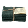 Set knitted dishcloths 3x Dark Petrol (35-35-35)