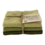 Set knitted dishcloths Nougat Moss Green Combi (140-141-142)