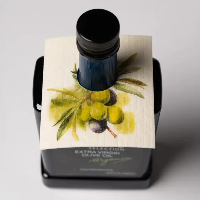 Bottle Neck Label Olive
